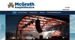 Desktop Screenshot of mcgrathamphitheatre.com